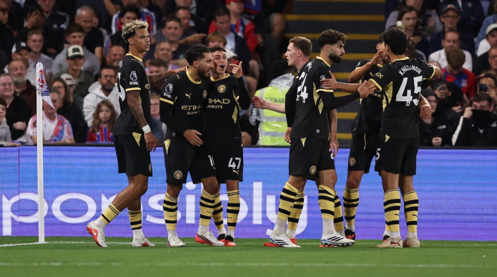 Manchester City celebrate