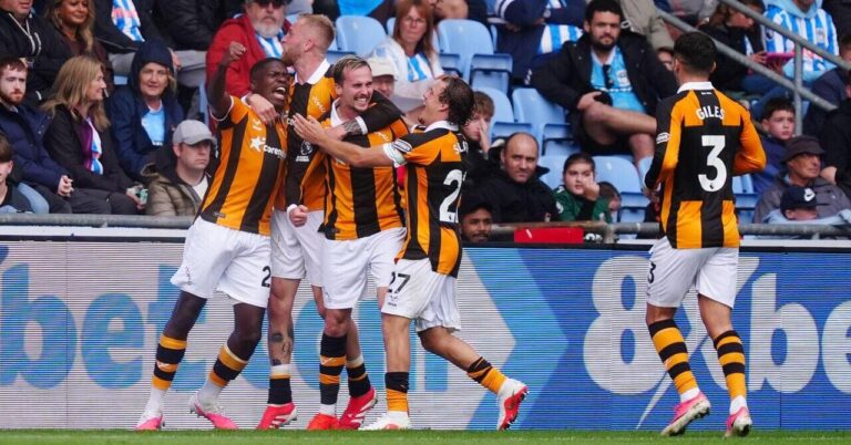 Coventry City 0-1 Hull City: Millar scores late winner as hosts see party spoiled