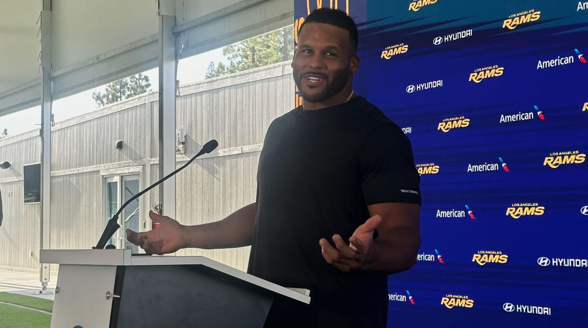 Aaron Donald expecting to play at ‘high level’ in return to Rams: If I didn’t, I wouldn’t be here