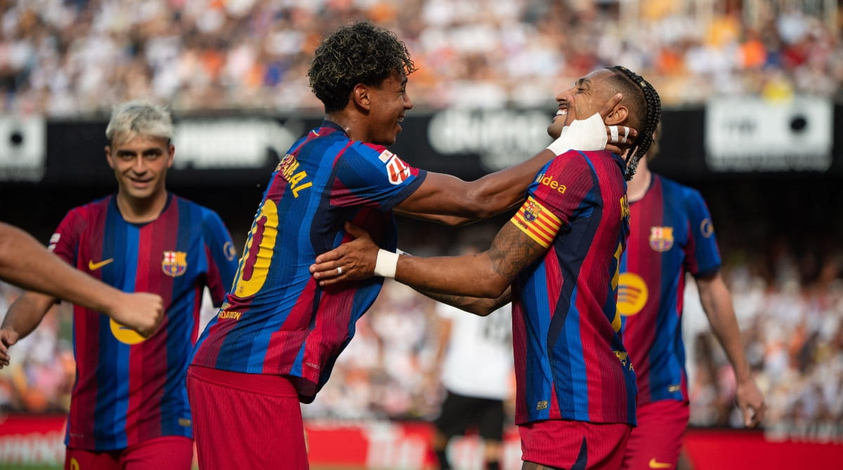 Valencia 0-5 Barcelona: Report, result and goals as Blaugrana send statement of intent