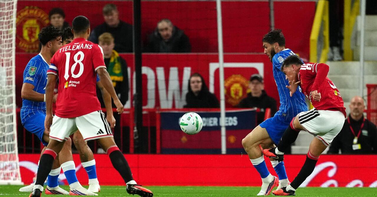 WATCH: Teenager Lacey scores first goal for Man Utd in stunning start