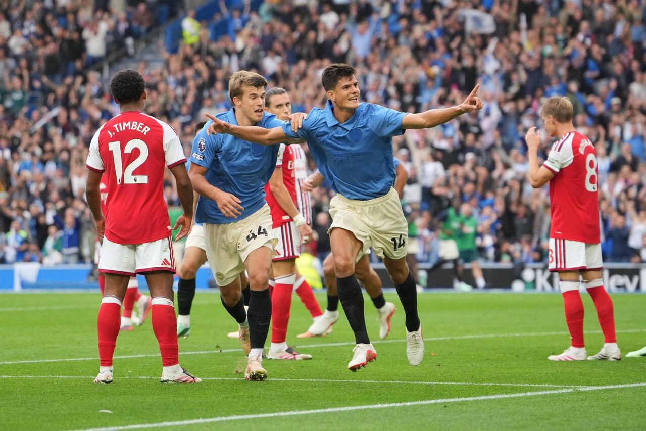 Brighton 3-0 Arsenal: Seagulls soar to see off champions in style