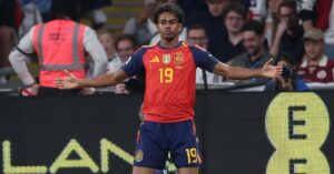 WATCH: Yamal punishes Guehi howler to give Spain the lead at Wembley