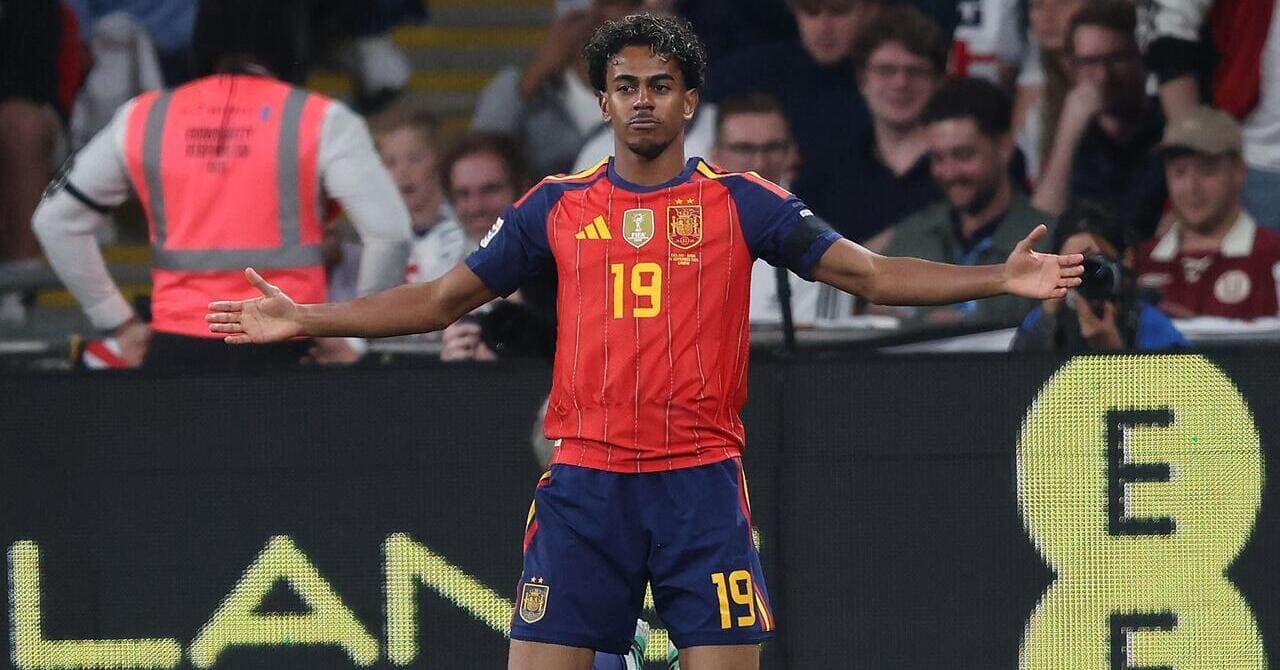 WATCH: Yamal punishes Guehi howler to give Spain the lead at Wembley