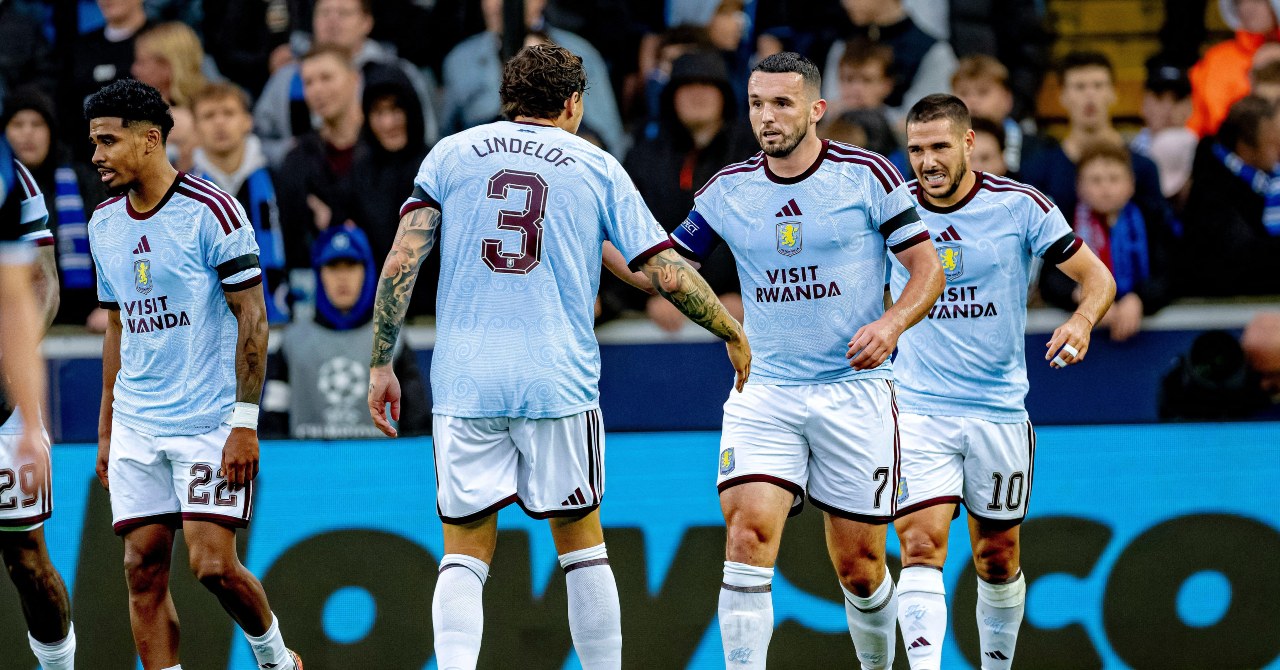 Club Brugge 2-3 Aston Villa: Report, result and goals as Villa make winning start in Champions League