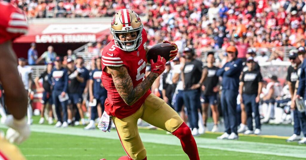 San Francisco 49ers go 6-0 on record-breaking night for QB Brock Purdy but lose another wide receiver