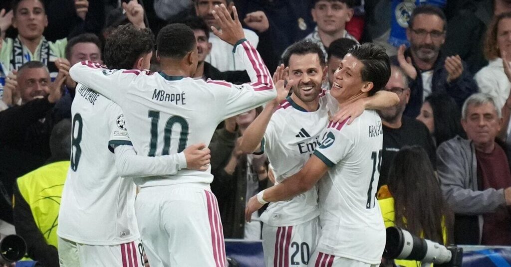 WATCH: Bernardo Silva scores first Real Madrid goal as Los Blancos break Leipzig resistance