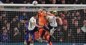 Chelsea 0-2 Tottenham: Palmer sent off as Spurs claim rare Stamford Bridge victory