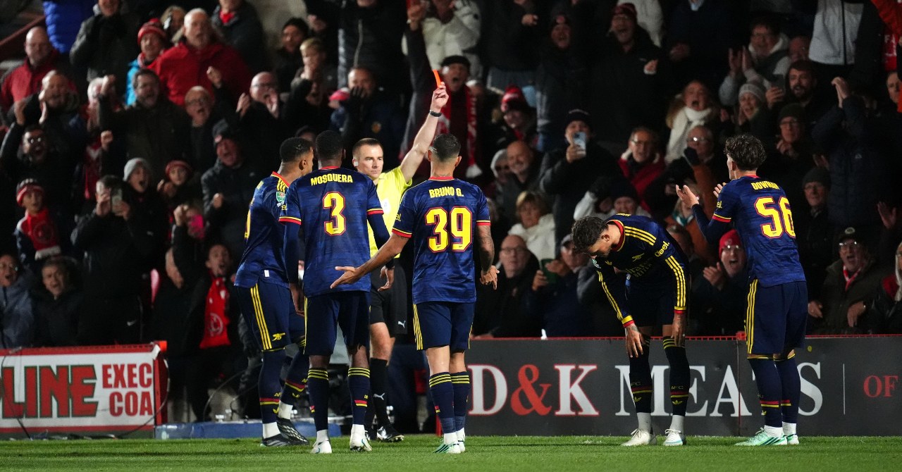 We are not in Disneyland – Arsenal boss Arteta delivers x-rated response to Dowman red card